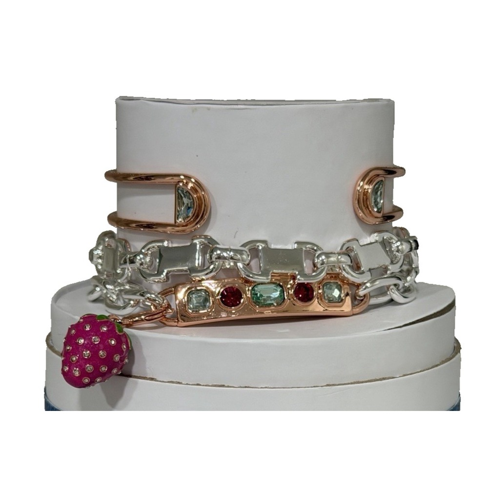Bomb Party BP Spring Stacks 2026 Strawberry Sparkle Rose Gold Silver Plating